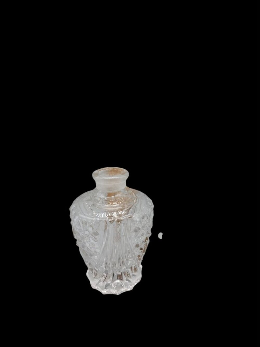 Lady Godiva Crystal Perfume Bottle Czechoslovakia Nude Horseback Stopper 1930s - Picture 16 of 16
